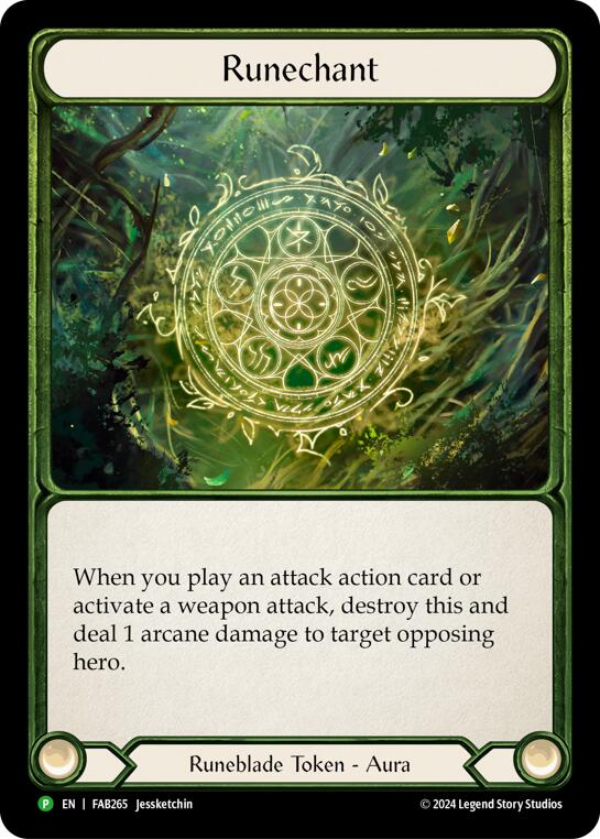Runechant (Earth) [FAB265] (Promo)  Rainbow Foil | Webway Games