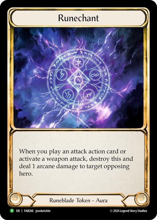 Runechant (Lightning) [FAB266] (Promo)  Rainbow Foil | Webway Games