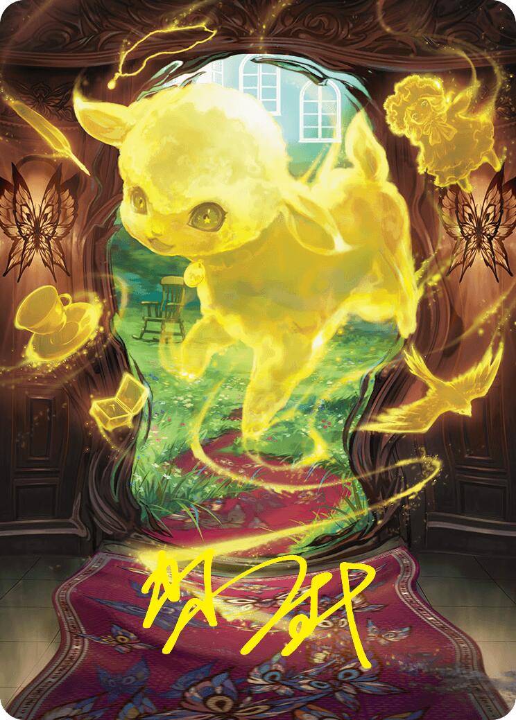 Enduring Innocence Art Card (Gold-Stamped Signature) [Duskmourn: House of Horror Art Series] | Webway Games