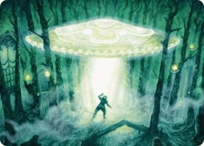 Unidentified Hovership Art Card [Duskmourn: House of Horror Art Series] | Webway Games