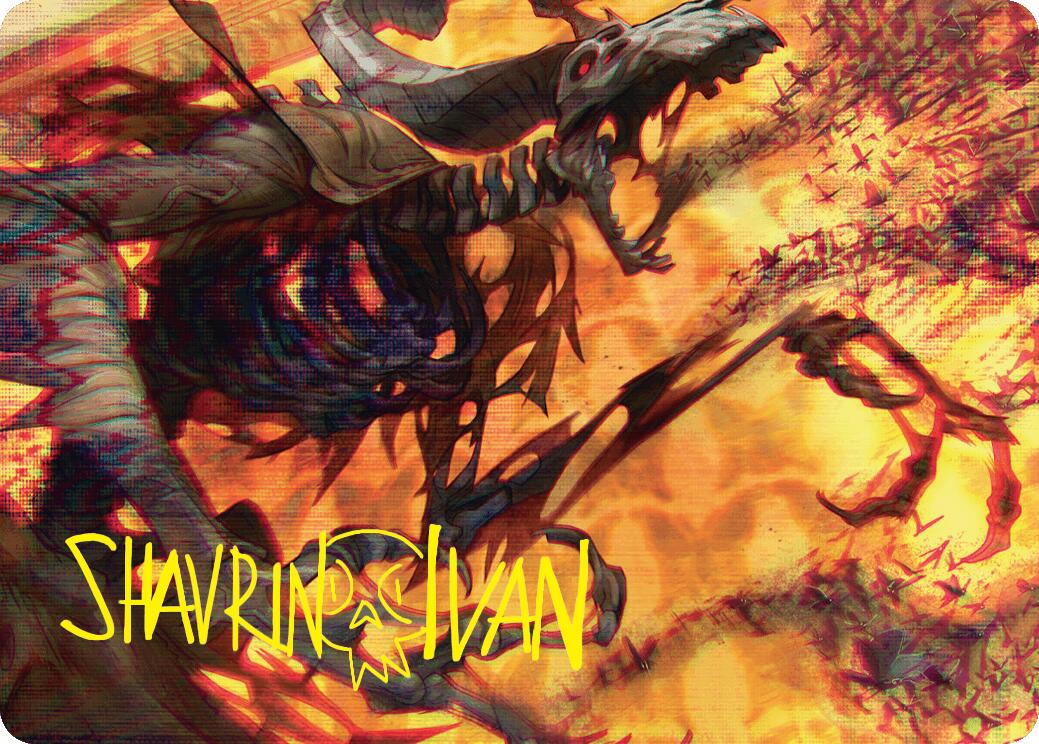 Unwanted Remake Art Card (Gold-Stamped Signature) [Duskmourn: House of Horror Art Series] | Webway Games