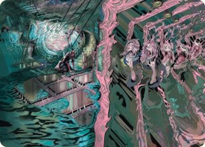 Mirror Room // Fractured Realm Art Card [Duskmourn: House of Horror Art Series] | Webway Games