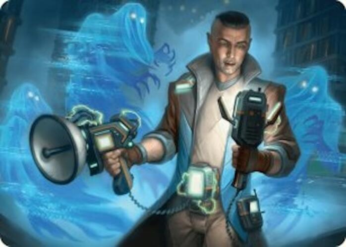 Paranormal Analyst Art Card [Duskmourn: House of Horror Art Series] | Webway Games