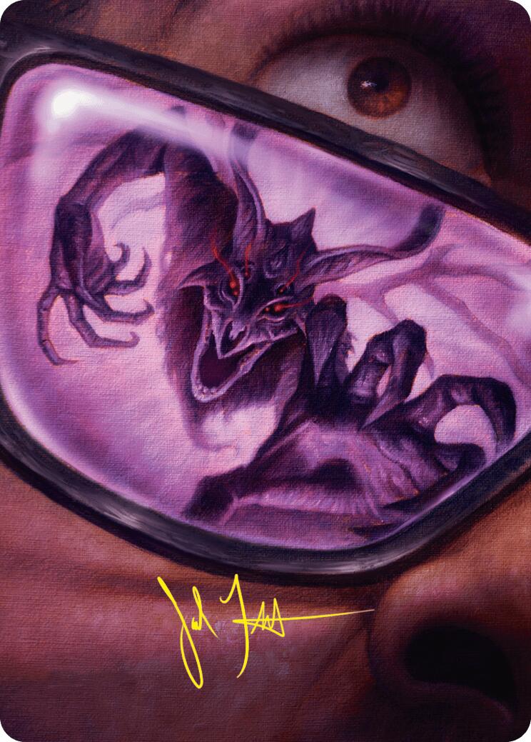 Doomsday Excruciator Art Card (Gold-Stamped Signature) [Duskmourn: House of Horror Art Series] | Webway Games