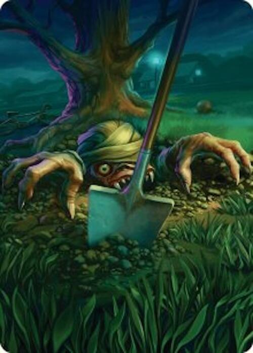 Exhume Art Card [Duskmourn: House of Horror Art Series] | Webway Games
