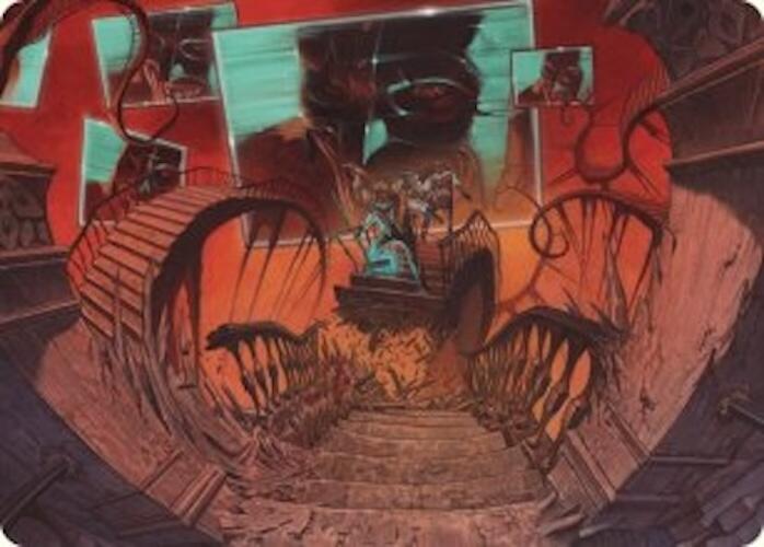 Let's Play a Game Art Card [Duskmourn: House of Horror Art Series] | Webway Games