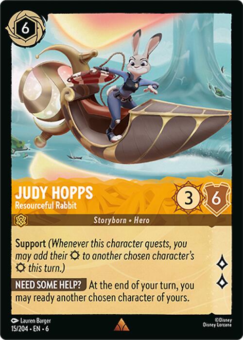 Judy Hopps - Resourceful Rabbit (15/204) [Azurite Sea] | Webway Games