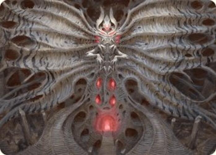 Valgavoth, Terror Eater Art Card [Duskmourn: House of Horror Art Series] | Webway Games