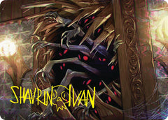 Withering Torment Art Card (Gold-Stamped Signature) [Duskmourn: House of Horror Art Series] | Webway Games