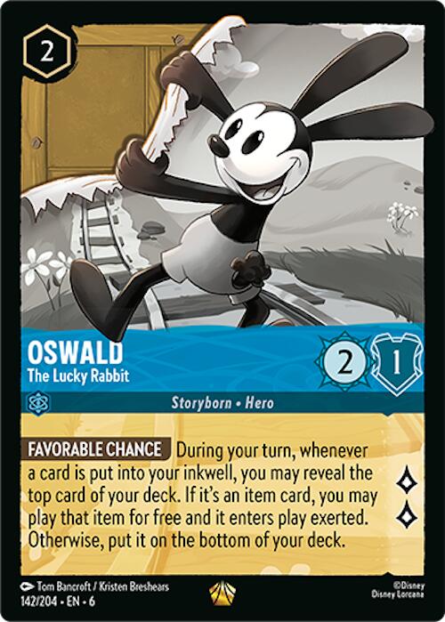 Oswald - The Lucky Rabbit (142/204) [Azurite Sea] | Webway Games