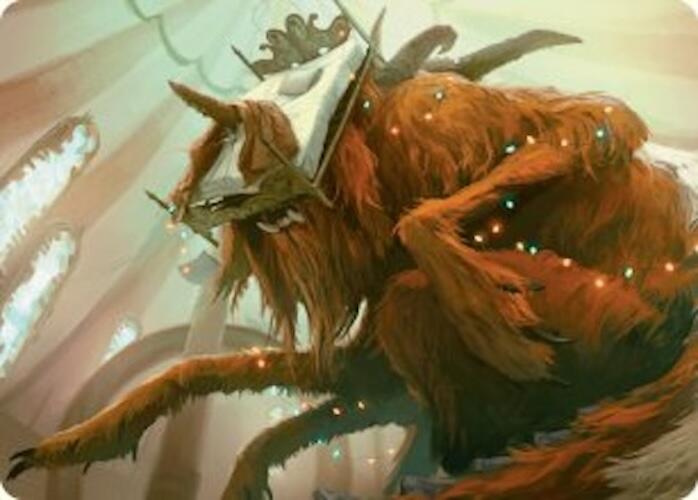 Bedhead Beastie Art Card [Duskmourn: House of Horror Art Series] | Webway Games