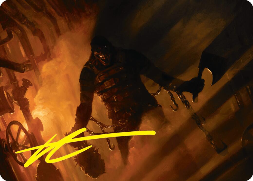 Boilerbilges Ripper Art Card (Gold-Stamped Signature) [Duskmourn: House of Horror Art Series] | Webway Games
