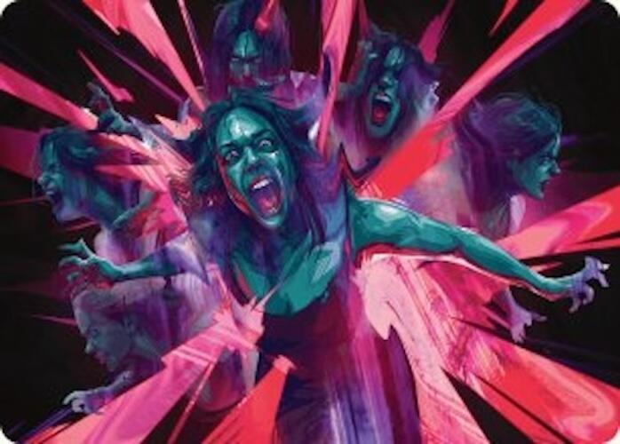 Waltz of Rage Art Card [Duskmourn: House of Horror Art Series] | Webway Games