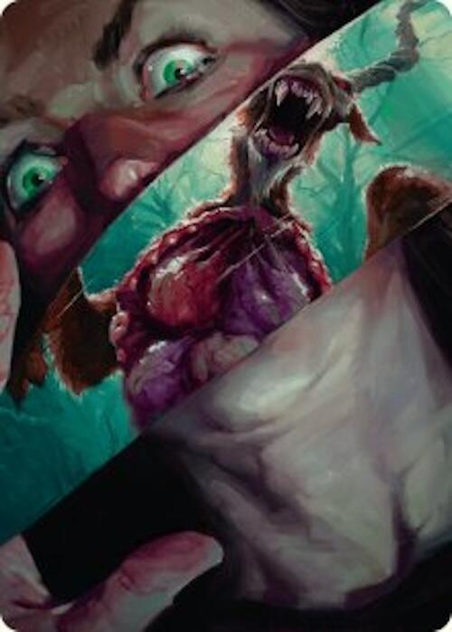 Hauntwoods Shrieker Art Card [Duskmourn: House of Horror Art Series] | Webway Games