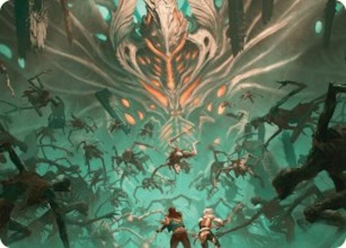 Valgavoth's Onslaught Art Card [Duskmourn: House of Horror Art Series] | Webway Games