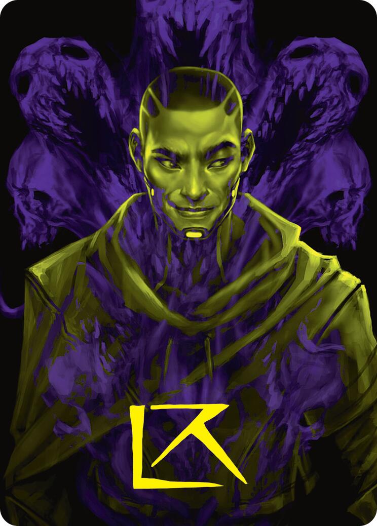 Kaito, Bane of Nightmares Art Card (Gold-Stamped Signature) [Duskmourn: House of Horror Art Series] | Webway Games