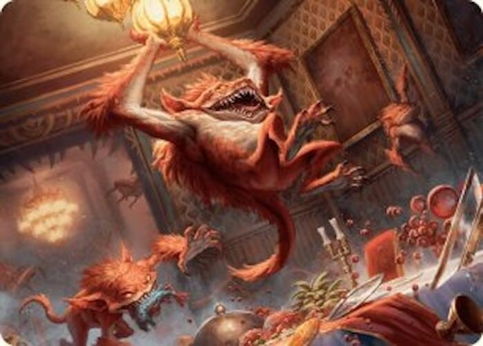 Midnight Mayhem Art Card [Duskmourn: House of Horror Art Series] | Webway Games