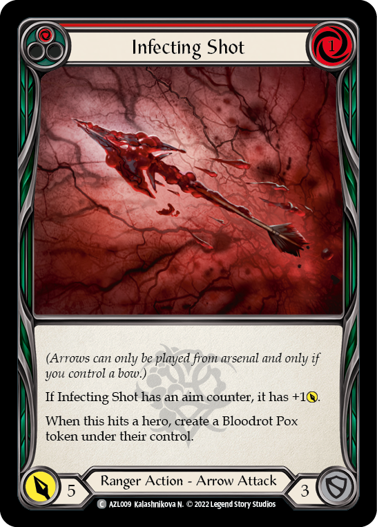 Infecting Shot (Red) [AZL009] (Outsiders Azalea Blitz Deck) | Webway Games