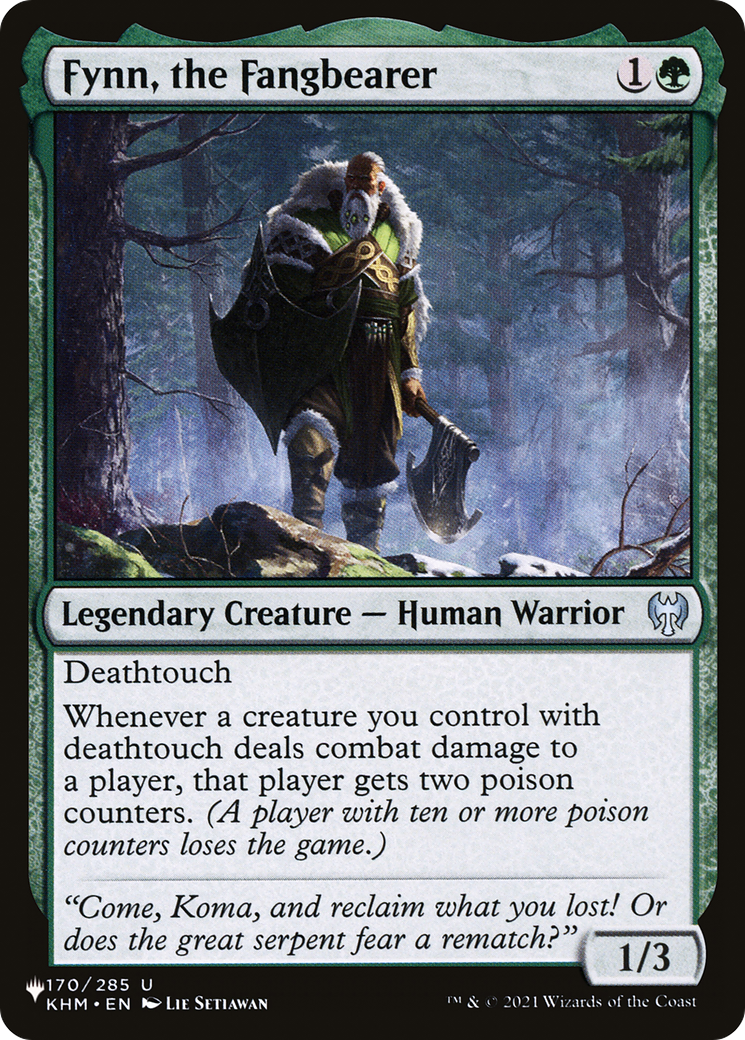Fynn, the Fangbearer [The List] | Webway Games