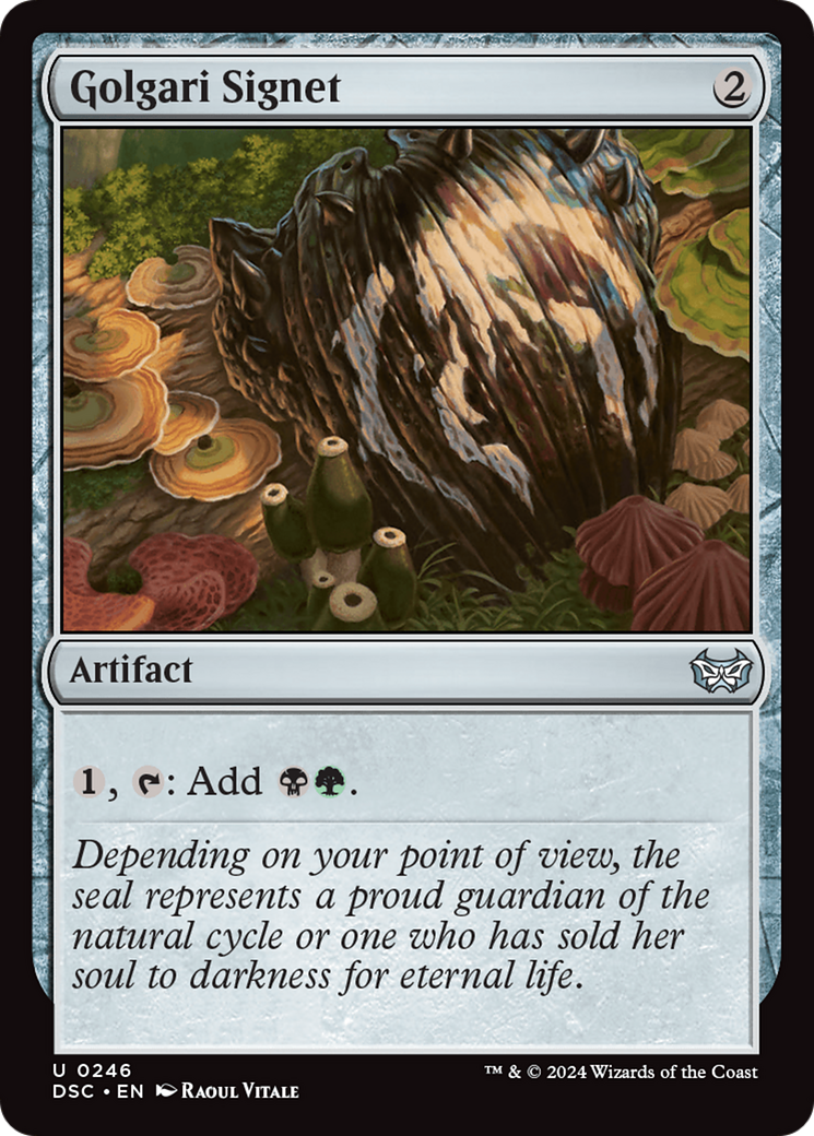 Golgari Signet [Duskmourn: House of Horror Commander] | Webway Games