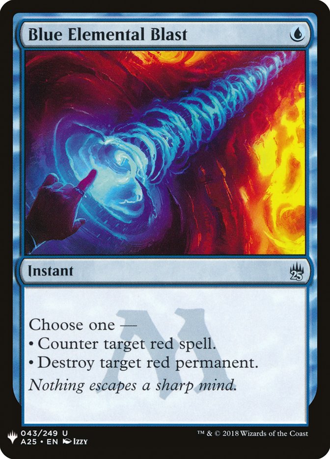 Blue Elemental Blast [Mystery Booster] | Webway Games