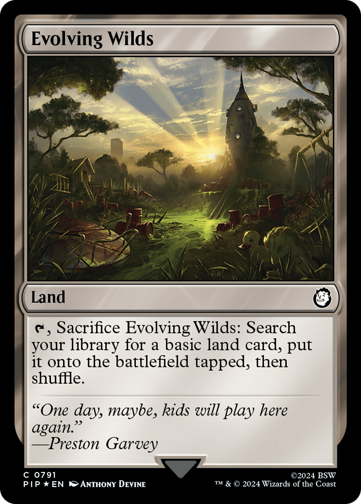 Evolving Wilds (Surge Foil) [Fallout] | Webway Games