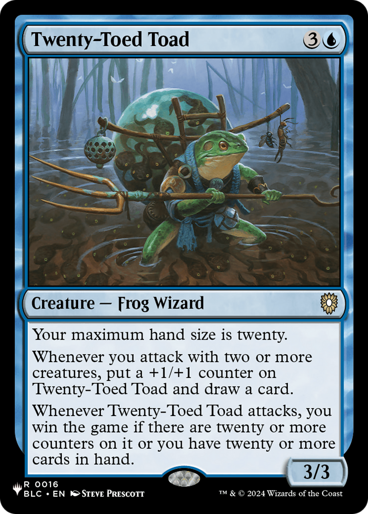 Twenty-Toed Toad [The List] | Webway Games