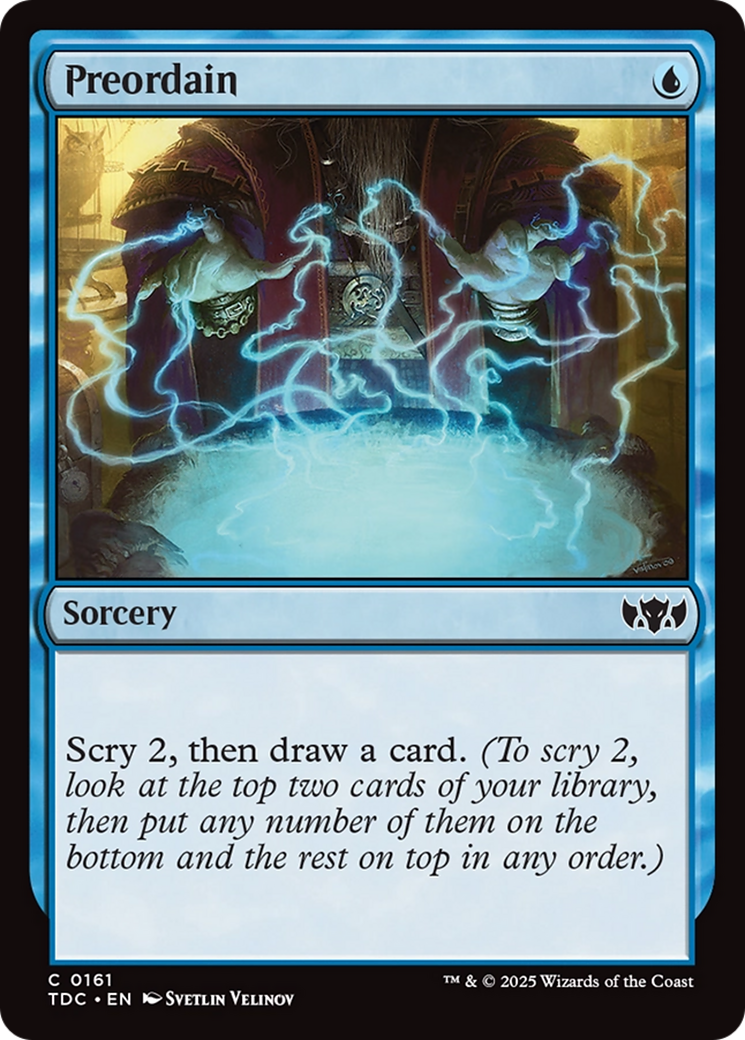 Preordain [Tarkir: Dragonstorm Commander] | Webway Games