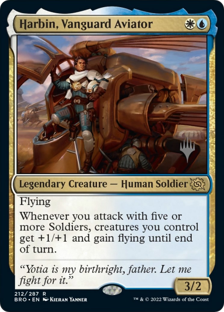 Harbin, Vanguard Aviator (Promo Pack) [The Brothers' War Promos] | Webway Games