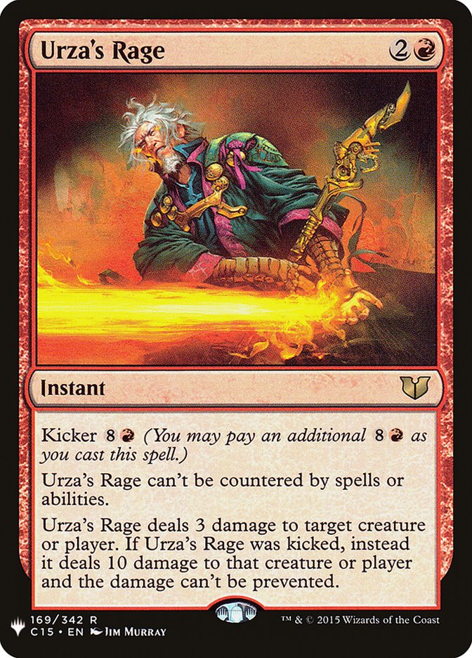 Urza's Rage [The List] | Webway Games