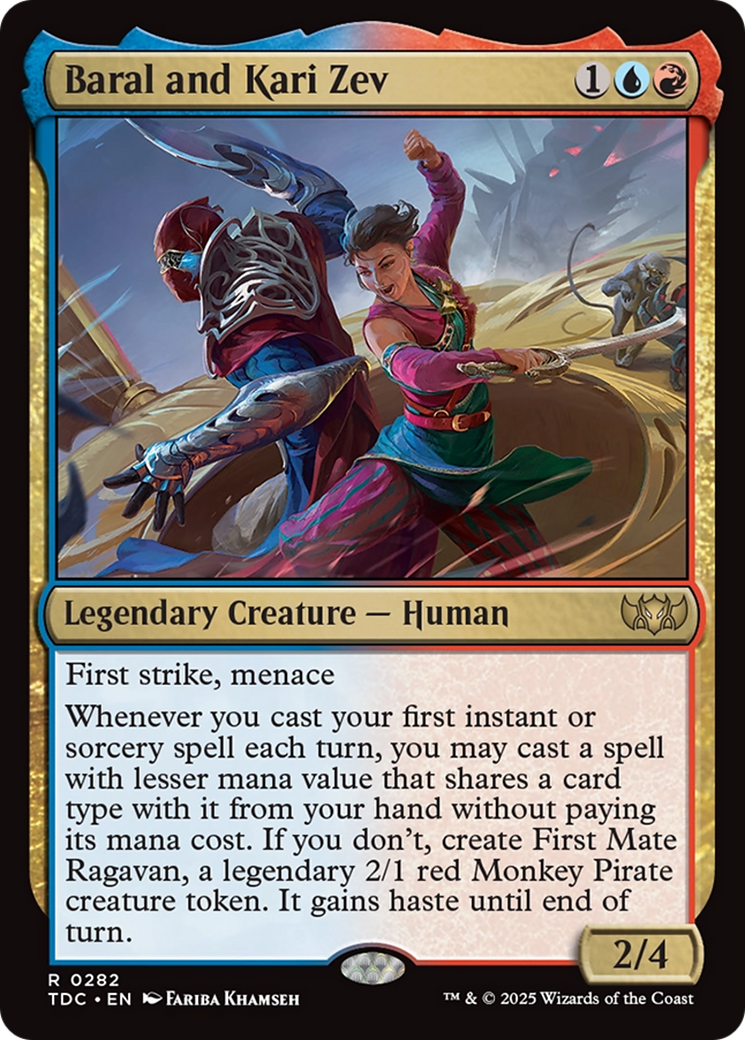 Baral and Kari Zev [Tarkir: Dragonstorm Commander] | Webway Games
