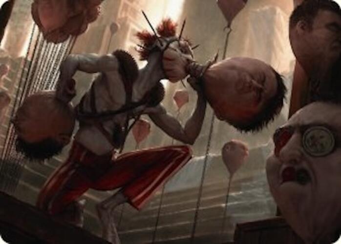 The Jolly Balloon Man Art Card [Duskmourn: House of Horror Art Series] | Webway Games