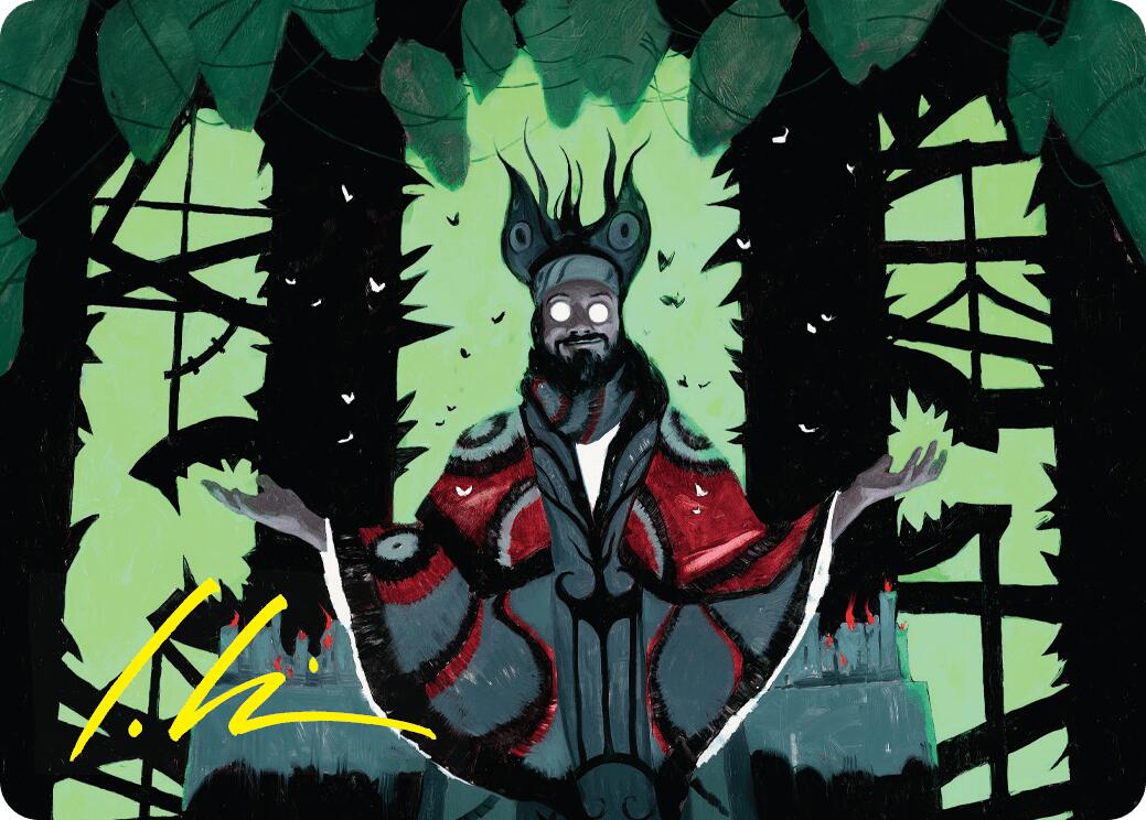 Victor, Valgavoth's Seneschal Art Card (23/54) (Gold-Stamped Signature) [Duskmourn: House of Horror Art Series] | Webway Games