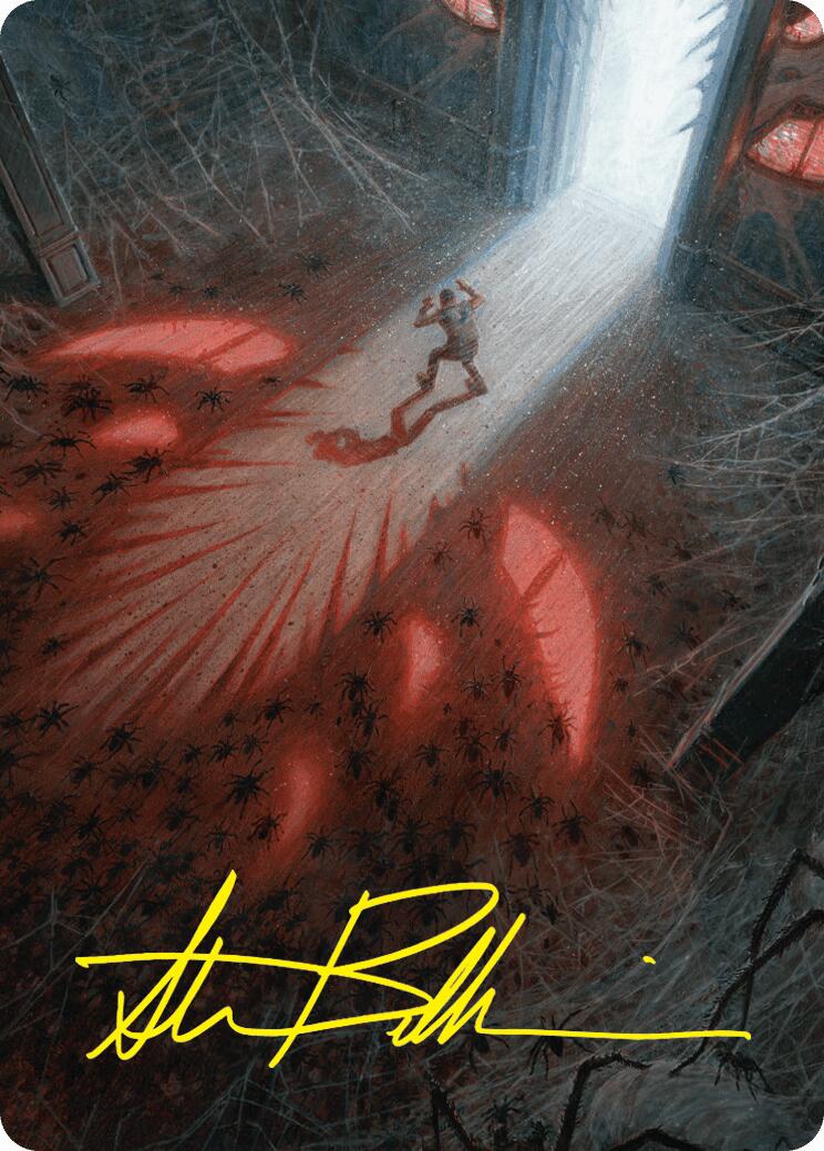 Fear My Authority Art Card (Gold-Stamped Signature) [Duskmourn: House of Horror Art Series] | Webway Games