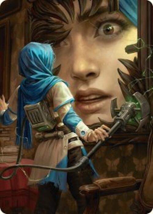Reality Is Mine to Control Art Card [Duskmourn: House of Horror Art Series] | Webway Games