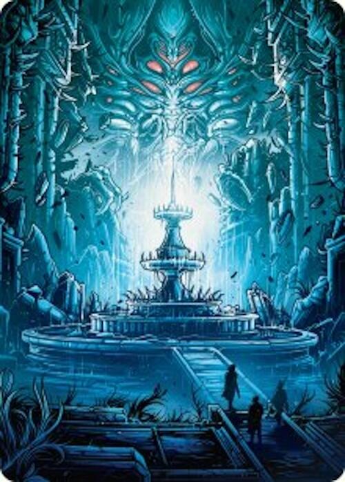 Island Art Card [Duskmourn: House of Horror Art Series] | Webway Games
