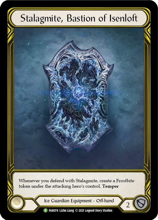 Stalagmite, Bastion of Isenloft (Golden) [FAB078] (Promo)  Cold Foil | Webway Games