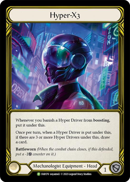Hyper-X3 [FAB170] (Promo)  Cold Foil | Webway Games
