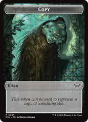 Shark // Copy Double-Sided Token [Duskmourn: House of Horror Commander Tokens] | Webway Games