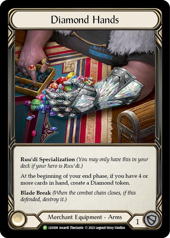 Diamond Hands (Cold Foil) [LSS008] (Promo)  Rainbow Foil | Webway Games