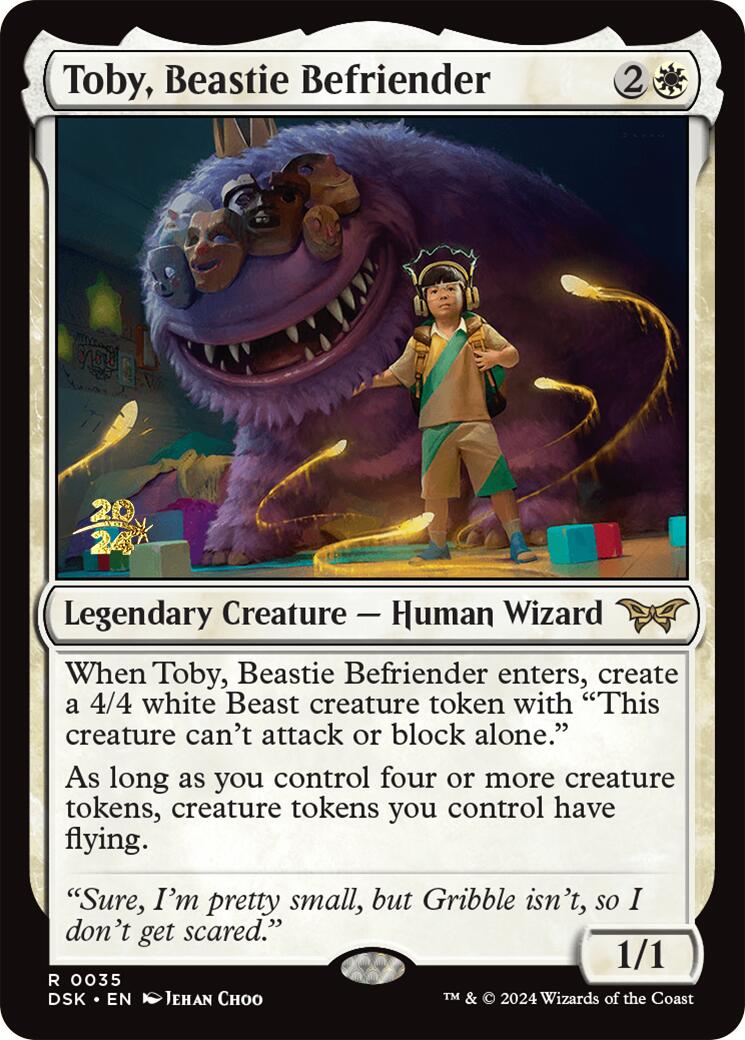 Toby, Beastie Befriender [Duskmourn: House of Horror Prerelease Promos] | Webway Games