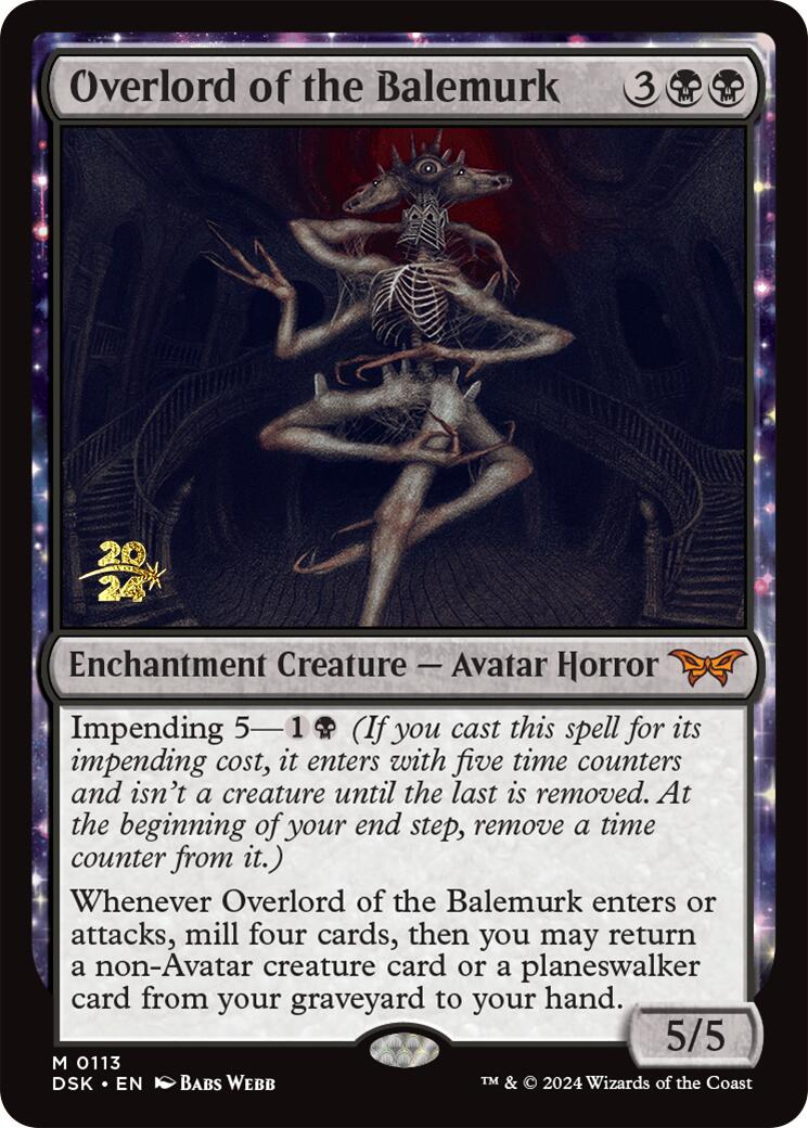 Overlord of the Balemurk [Duskmourn: House of Horror Prerelease Promos] | Webway Games