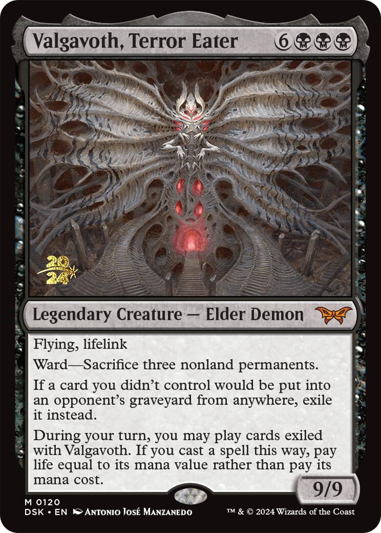 Valgavoth, Terror Eater [Duskmourn: House of Horror Prerelease Promos] | Webway Games