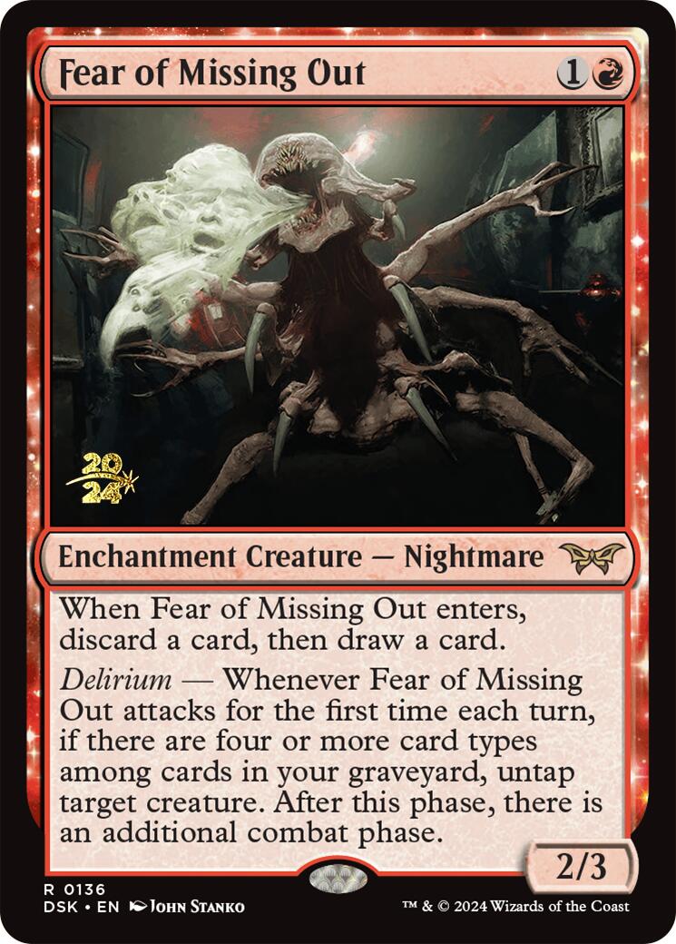 Fear of Missing Out [Duskmourn: House of Horror Prerelease Promos] | Webway Games