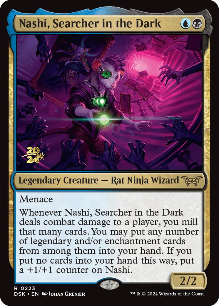 Nashi, Searcher in the Dark [Duskmourn: House of Horror Prerelease Promos] | Webway Games