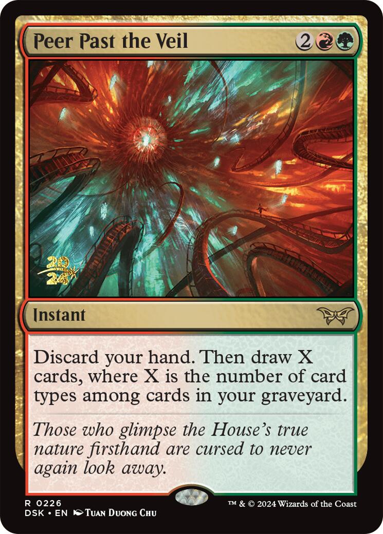 Peer Past the Veil [Duskmourn: House of Horror Prerelease Promos] | Webway Games