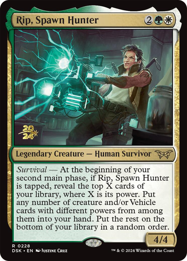 Rip, Spawn Hunter [Duskmourn: House of Horror Prerelease Promos] | Webway Games