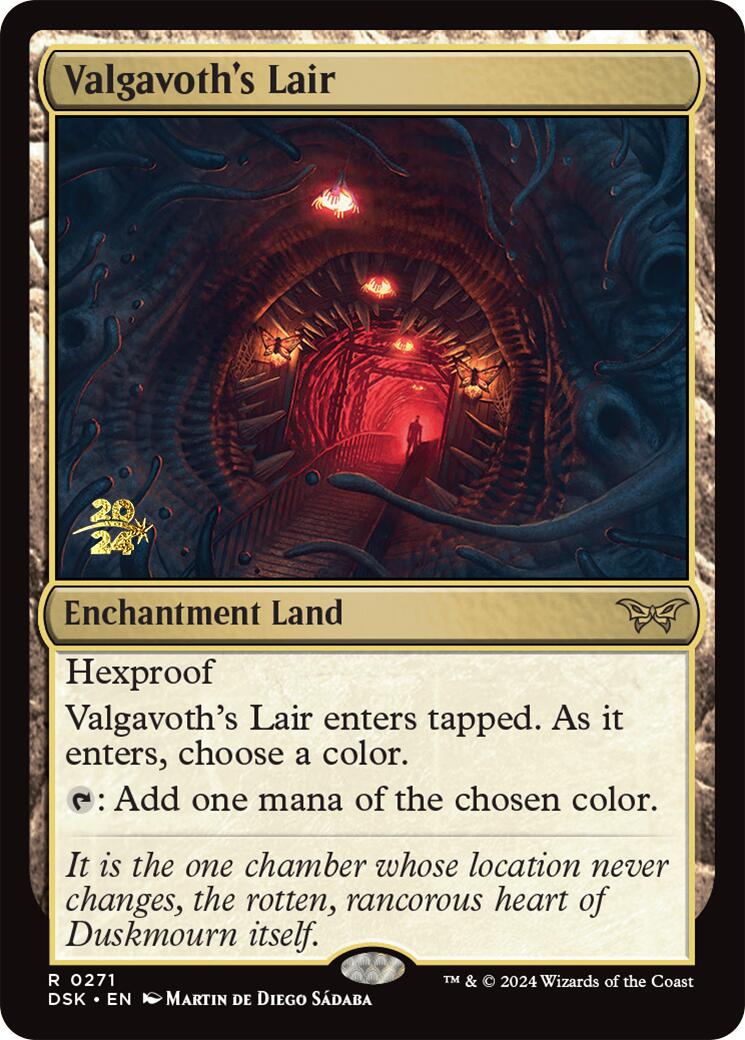 Valgavoth's Lair [Duskmourn: House of Horror Prerelease Promos] | Webway Games