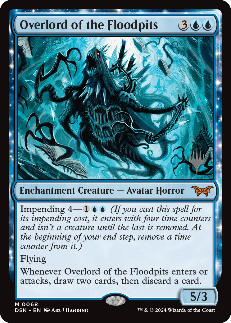 Overlord of the Floodpits (Promo Pack) [Duskmourn: House of Horror Promos] | Webway Games