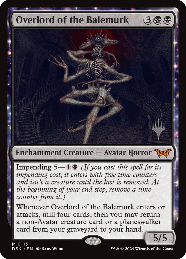 Overlord of the Balemurk (Promo Pack) [Duskmourn: House of Horror Promos] | Webway Games